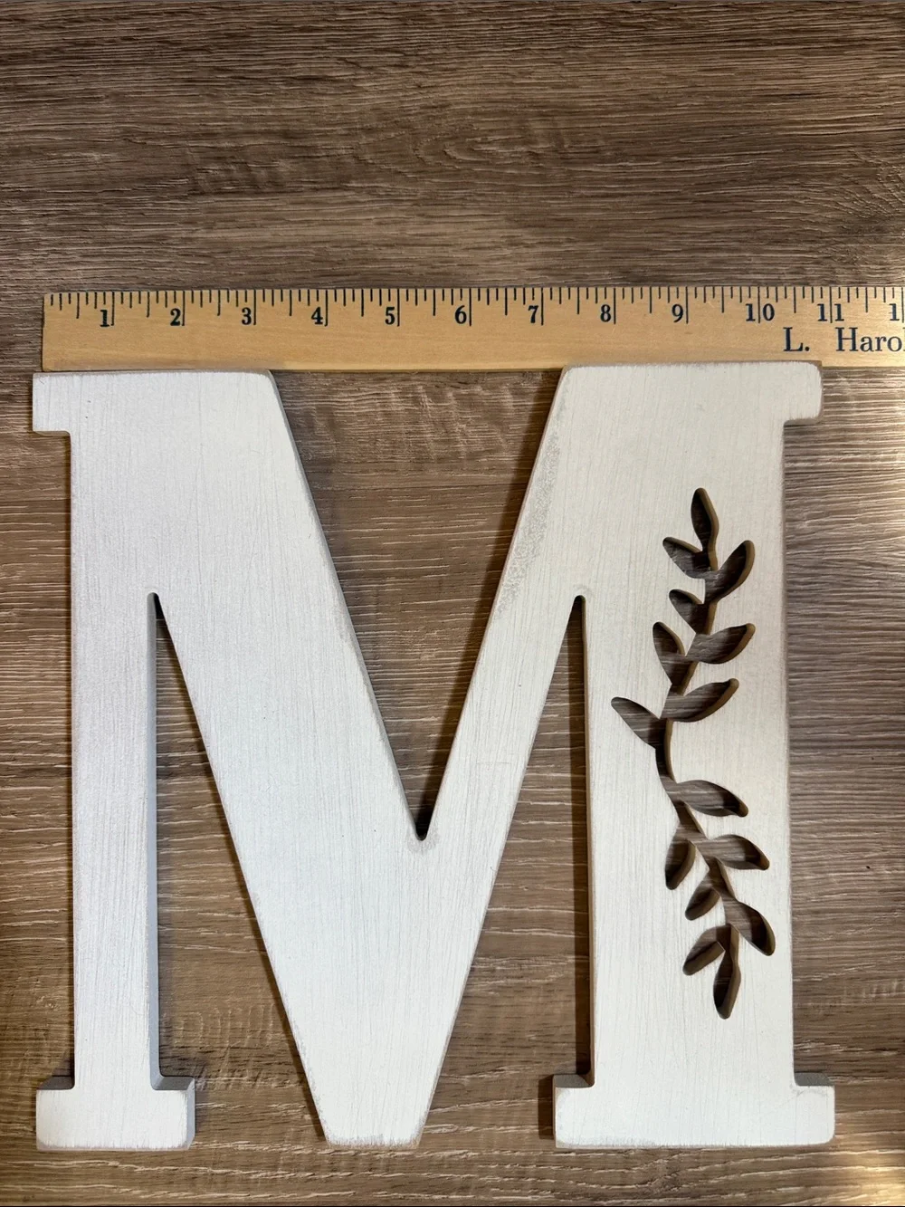 Letter M - set of 3. Decorative Wall Letters. M - Home Wall Decor